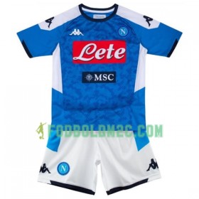 SSC Napoli Børn Hjemmebanesæt 2019/20 Kortærmet (+ Korte bukser)
